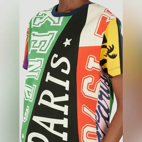 KENZO Flag Print Oversize Cotton T