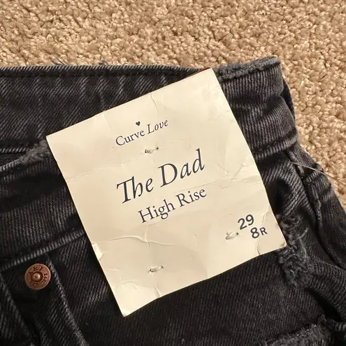 Abercrombie & Fitch  Curve Love The Dad High Rise Jeans