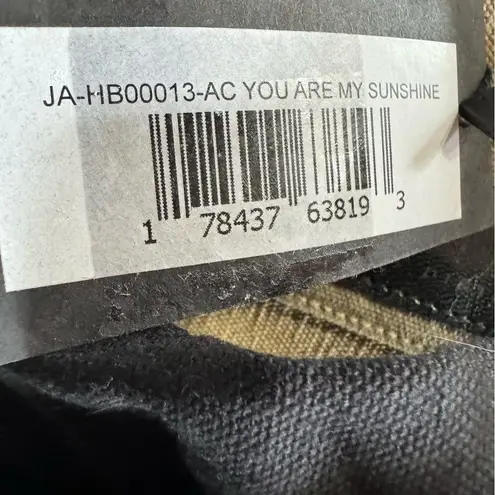 Vintage Foundry Peace Van Hippie Khaki Canvas Crossbody Bag New Tan