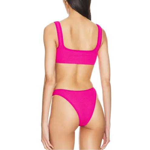 Good American  Always Fits Khloe Scoop Bikini Top in Pink Glow XXS/XS NEW