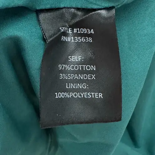 Hutch Danni Dress Teal Jungle Midi Wrap Floral Puff Sleeve Size Medium NWT