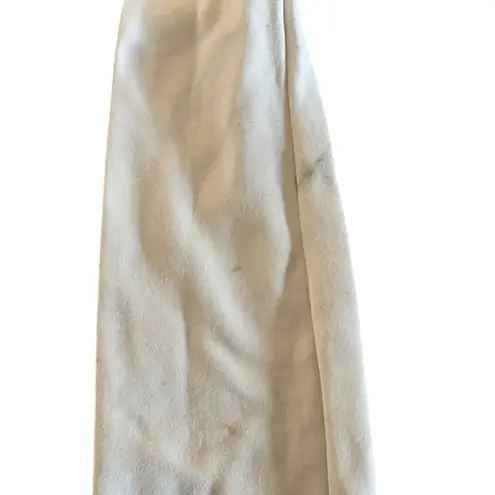 Vintage 1950s–60s White Opera Gloves with Pearl Buttons Size Small