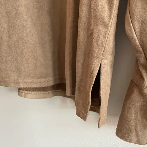 Notches NWT Vintage 90’s Suede Boho Western Blouse with Flared Sleeves size 1X