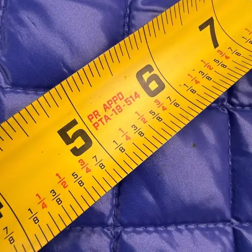 J.Crew Quilted Puffer Vest Bright Purple Blue Size Medium