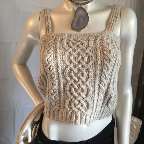 Ralph Lauren RARE  Exclusive Hand Knit Crop