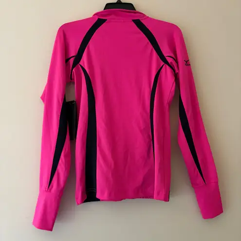Mizuno Performance Women’s Jacket Pink Black Full Zip XXS NWT
