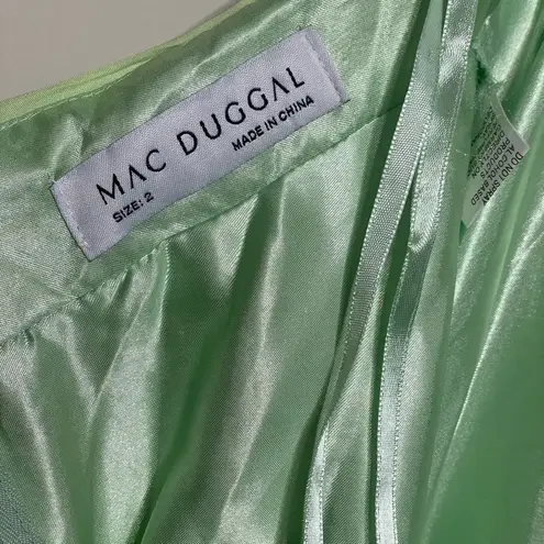 Mac Duggal Ruffle Tiered Cut Out ChiffonGown