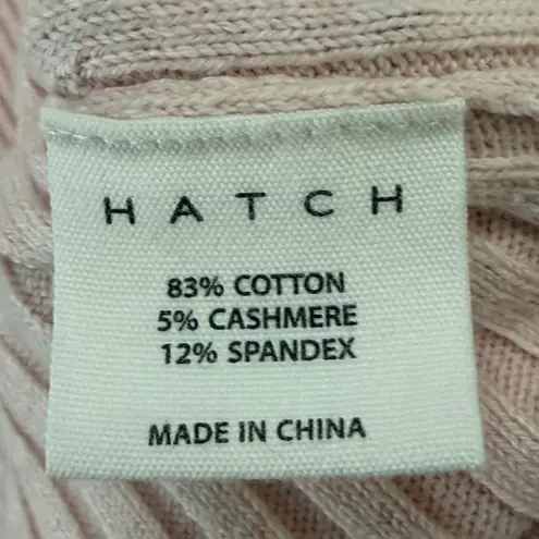 Hatch Lydia Sweater Dress Women 4 Pink Rib Knit Bump Friendly Feminine Maternity Size undefined