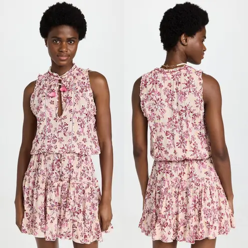 Poupette St. Barth Clara V Ruffled Tier Mini Dress