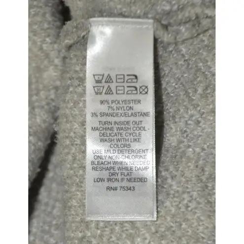 Christian Siriano Ladies Silver Snowflakes Christmas Turtleneck Sweater Size L Size L