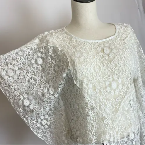 Charming Charlie 5 for $25 Last Chance!  Lace Top White‎ Layering Piece Angelcore