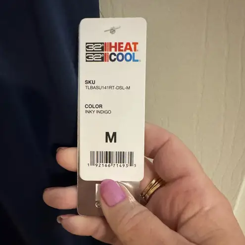 32 Degrees Heat 32 Degrees New Cool Flowy Bra Cami Blue Size M