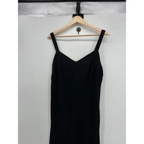 R & M Richards Womens Black Y2K Whimsigoth Gown Dress Size 16 Witchy Embellished Dark Fairy