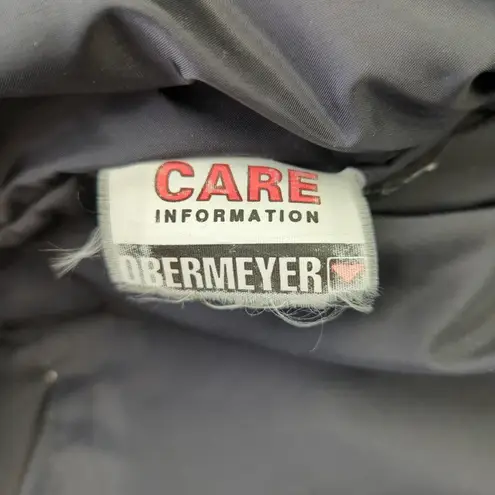 Obermeyer Womens Divine Long Parka Winter Ski Snow Coat Jacket Black 12 Fur Hood