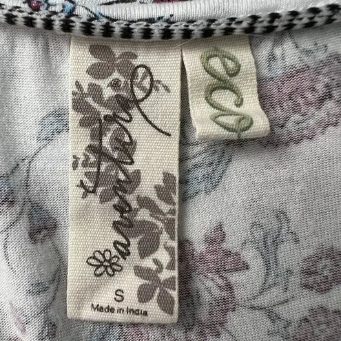 Aventura Eco Womens Top Small Y2K Strech Flowy Cottagecore Fairy Boho Beachy Pink