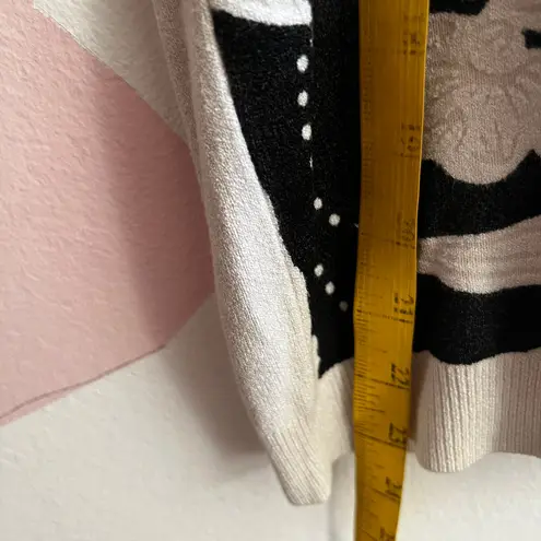 Vintage Black Floral Turtleneck Top Women’s Medium 90s Grunge Academia Witchy