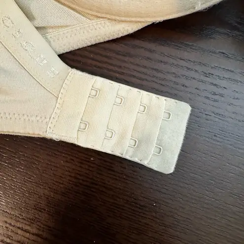 Cacique Beige Boost Plunge Push Up Underwire T-shirt Bra size 40B