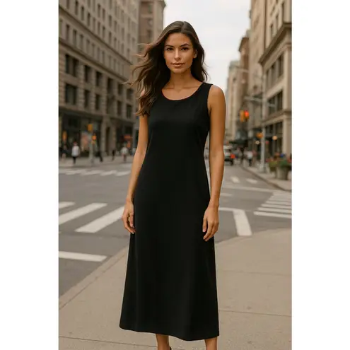 Jessica Howard Black Velvet Maxi Dress Old Money Quiet Luxury 12