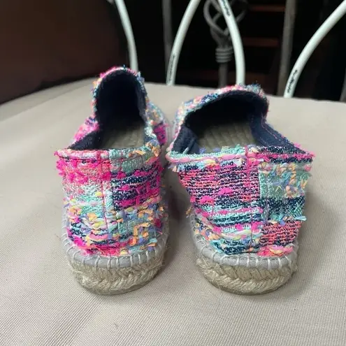 Manebi Espadrilles Acapulco Raffia Yute Mix Size 6 Tan