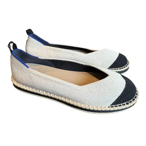 Rothy's Rothy’s Espadrille Flat Hemp Cream/Black 10.5