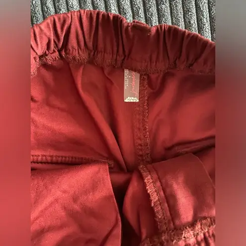 Free People Movement Free People red maroon cargo utility trousers. Size small