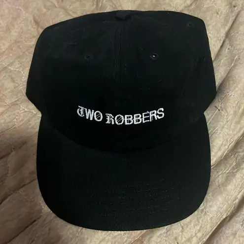 Nwt Two Robbers Hard Seltzer Baseball Cap Hat Black