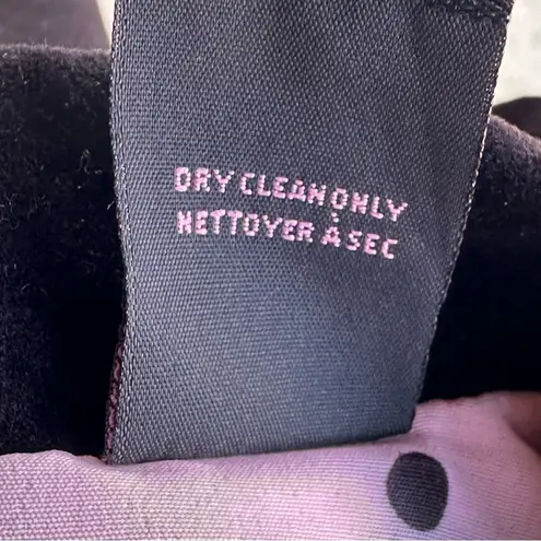 Nicky Hilton Black Velvet Puff Sleeve Blazer Jacket, Size M Size M