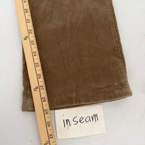 NYDJ Jeans Corduroy Bootcut Pants Tan Women's Size 8 Stretch Casual Cozy