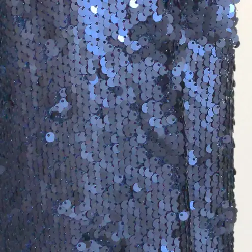 Line and Dot  Navy Blue Seymour Sequin Maxi Cocktail Dress Maxi LD3395 S New