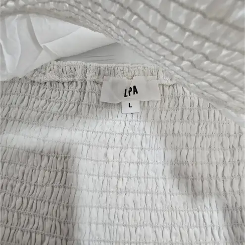 LPA Melita Top in White Large
