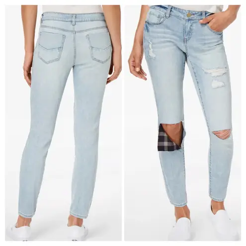 Dollhouse NWT Charley Distressed Skinny Jeans Light Blue Size 9