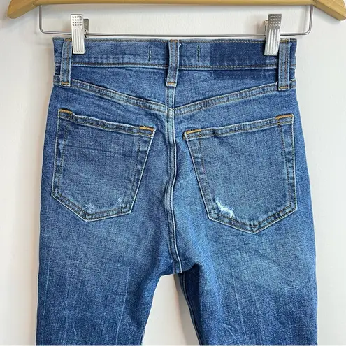 Abercrombie & Fitch Abercrombie Fitch The Ankle Straight Ultra High Rise Distressed jeans 25 0 short