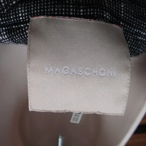 Magaschoni Blue Belted Jacket