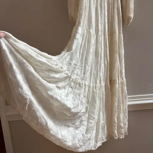 Ulla Johnson NEW Margaux Dress White Floral Jacquard Lace Size 0 NWT Silk Bridal - Image 6