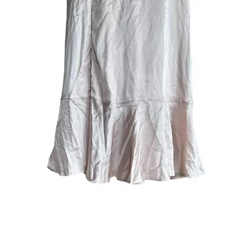 Show Me Your Mumu  claire midi dress champagne luxe satin women small