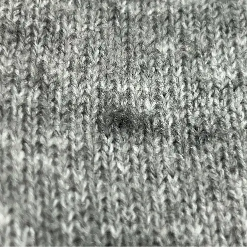 Karen Kane L Oversized Embroidered Sweater Gray front pockets Lagenlook