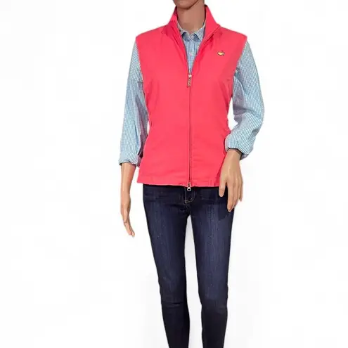 NWOT! Magnolia Lane The Masters Augusta GA Pink Golf Vest Women’s Size Small
