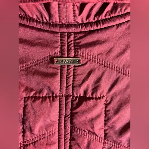 prAna Burgundy Puffer Coat Jacket M