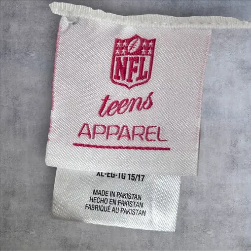 NEW NFL NY Giants Teens Cropped Tie Dye Hoodie Juniors XL 15/17 Blue Sweatshirt Size undefined