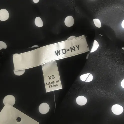 WD•NY NWT - WD.NY Black & White Polka Dot Dress- Size XS