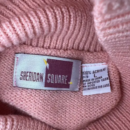 Sheridan Square Women's Vintage Peach Sweater Size L Size L