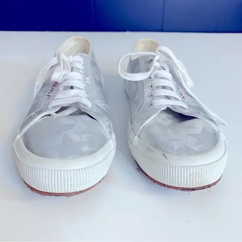 Superga  2750 Starchrome‎ Silver Sneaker Size 10