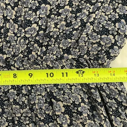 Hayden  Blue Floral Midi Dress Womens Size Medium NEW H8196