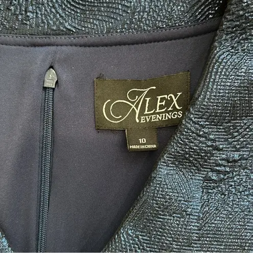 Alex Evenings NWOT Midnight Blue High Low Dress