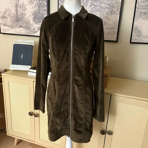 Pilcro ANTHROPOLOGIE Long-Sleeve Corduroy Slim Mini Dress Size 8