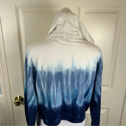 New England Patriots FOCO Dip Dye Crop Pullover Hoodie NWT