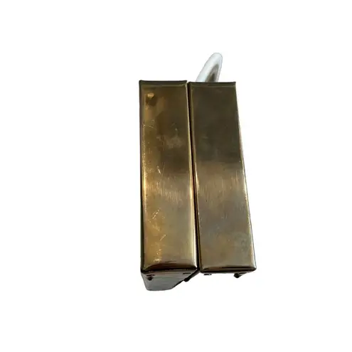 Rare Tyrolean NY Vintage 1950’s Lucite Metal Box Purse.