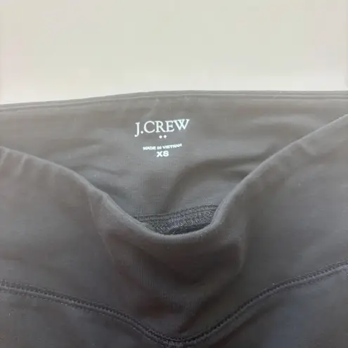 J.Crew Bike Shorts XS Black High Rise Pockets Athletic Workout Activewear