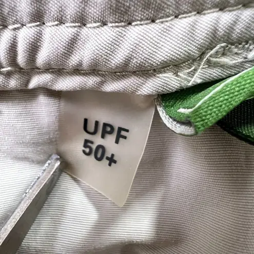 REI Coop Shorts Womens 16 Beige 100% Nylon SPF 50+ Zip Pockets Outdoor Hiking Tan Size 16W