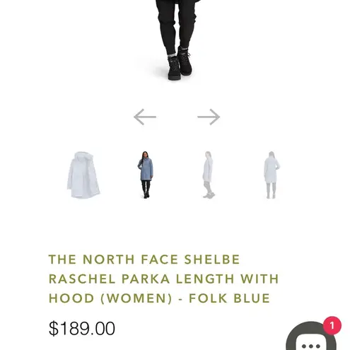 The North Face NWT soft shell parka